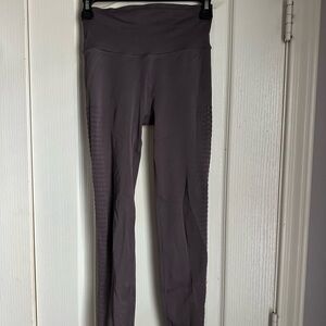 FABLETICS purple leggings with mesh sides